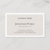 Elegant minimaal design modern, luxe rendy visitekaartje (Voorkant)