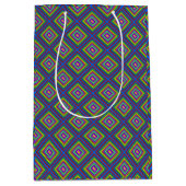 Elegant Minimaal Eenvoudig Geometrisch Vierkant  Medium Cadeauzakje (Voorkant)