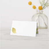 Elegant, minimaal goudherfst leder - Thanksgiving (Achterkant)