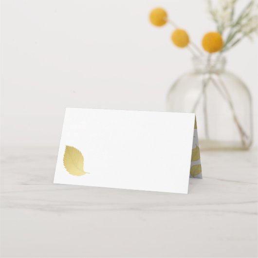 Elegant, minimaal goudherfst leder - Thanksgiving (Achterkant)
