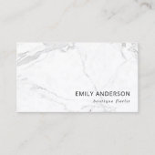 ELEGANT MINIMAAL MARBLE TEXTURE MODERN PROFESSIONA VISITEKAARTJE (Voorkant)