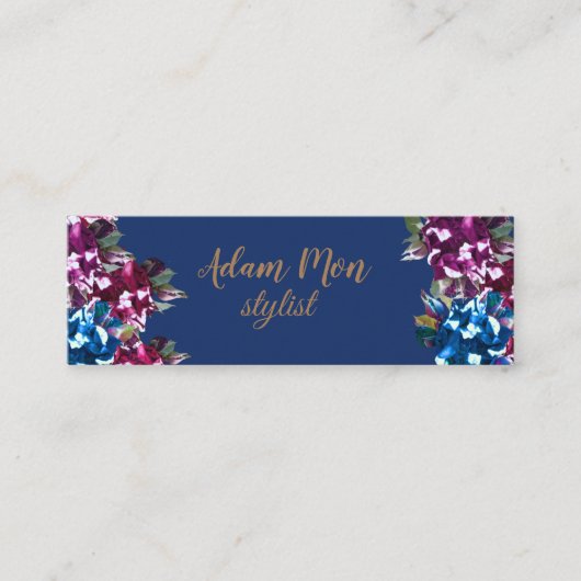 Elegant, minimaal mini-Visitekaartje Mini Visitekaartje (Voorkant)