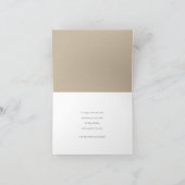 Elegant Minimaal Script Prettig Kerstgroet Ho Feestdagen Kaart (Binnen)