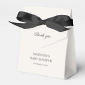 Elegant minimal boog Baby shower dank u Bedankdoosjes (Voorkant Zijde)
