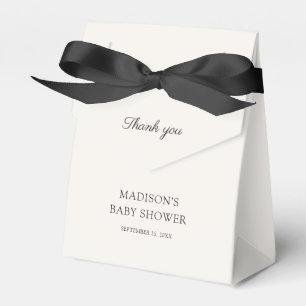 Elegant minimal boog Baby shower dank u Bedankdoosjes