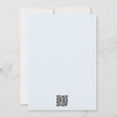 Elegant Minimal Bow Boy Baby Shower Invitation (Dos)