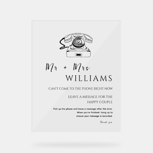 Élégant minimal Mariage audio moderne minimaliste (Recto)