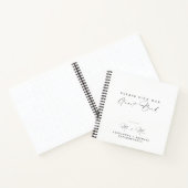 Élégant minimal Mariage livre d'hôtes (Intérieur)