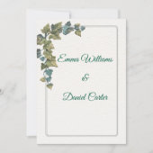 Elegant Minimal Wedding Invitation – Customizable  (Devant)