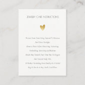 Elegant Minimale Eenvoudige Blush Gold Jewelry Car Visitekaartje (Voorkant)