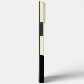 Elegant minimale golf in Rood, Zwart en Cream Case-Mate iPhone Case (Achterkant / Rechts)