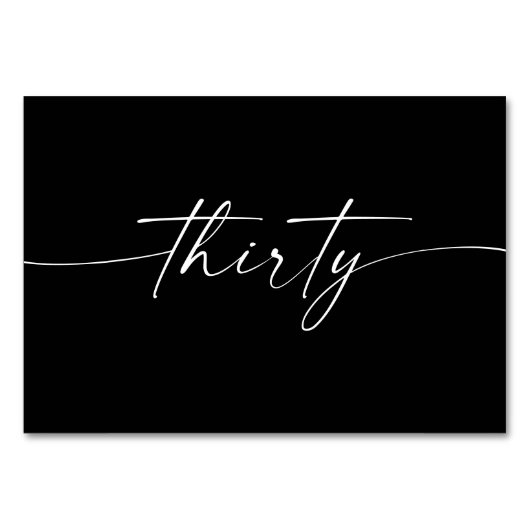 Elegant Minimale Kaarten van de Lijst van het Manu (Voorkant)