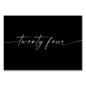 Elegant Minimale Kaarten van de Lijst van het Manu (Achterkant)