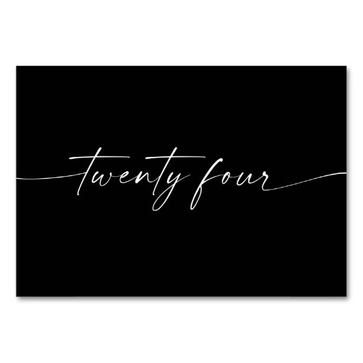 Elegant Minimale Kaarten van de Lijst van het Manu (Achterkant)