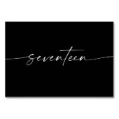 Elegant Minimale Kaarten van de Lijst van het Manu (Voorkant)