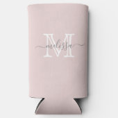 Elegant Minimale Naam en Monogrammed de Kleur van (Voorkant)