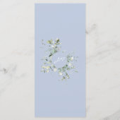 Elégant, Minimalisme, Green Feuille Menu (Dos)