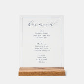 Elegant Minimalist Bar Menu (Recto)