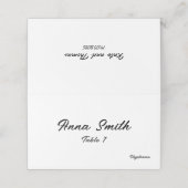 Elegant Minimalist Black and White Contemporary (Buitenkant ongevouwen)