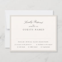 Elegant Minimalist Calligraphy Wedding