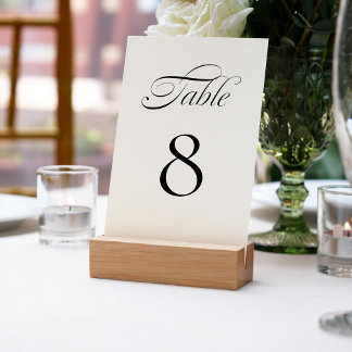 Elegant minimalist Calligraphy White Wedding Kaart
