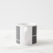Elegant minimalist espresso kop (Achterkant)