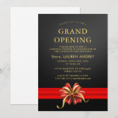 Elegant Minimalist Grand Opening Invitation (Devant / Derrière)