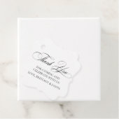 Elegant Minimalist modern Bedankjes Labels (In situ)