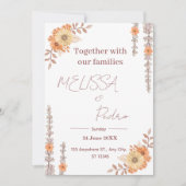 Elegant Minimalist Modern Wedding Invitation (Devant)