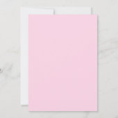 Elegant Minimalist Pink Red Photo Save The Date (Dos)