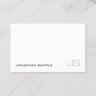 Elegant Minimalist Professional Monogram Sjabloon Visitekaartje