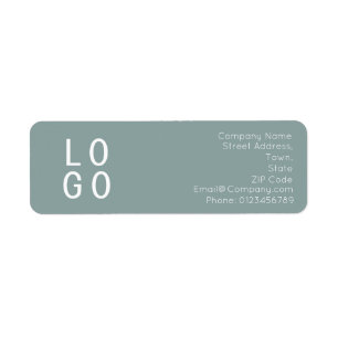 ELEGANT MINIMALIST SJABLOON DESIGN SQUARE LOGO ETIKET