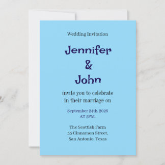 Elegant minimalist Weddenschap Kaart