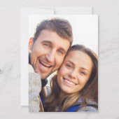 Elegant minimalist Weddenschap Kaart (Achterkant)