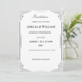 Elegant minimalist Weddenschap Kaart (Staand voorkant)