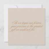 Elegant minimalist wedding invitation (Achterkant)