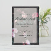 Elegant Minimalist Wedding Invitation (Debout devant)