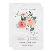 Elegant Minimalist Wedding Invitation