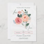 Elegant Minimalist Wedding Invitation (Devant)