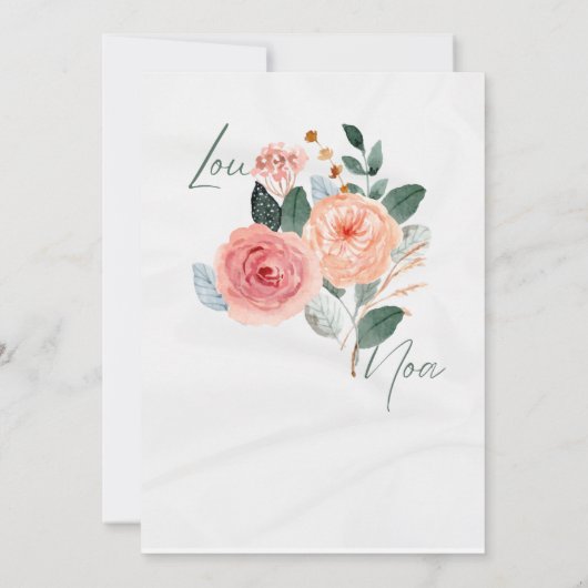 Elegant Minimalist Wedding Invitation (Dos)