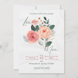 Elegant Minimalist Wedding Invitation Save The Date