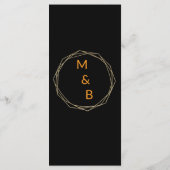 Elegant Minimalist Wedding Menu (Dos)