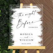 Elegant Minimalist WELCOME Rehearsal Dinner