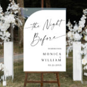 Elegant Minimalist WELCOME Rehearsal Dinner