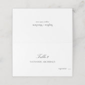 Elegant & Minimalist with Meal Choice Wedding (Buitenkant ongevouwen)
