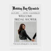 Élégant minimaliste 1 photo Fête des mariées de jo (Recto)