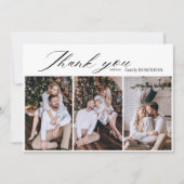 Élégant Minimaliste 3 Photo Merci (Devant)