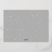 Elégant minimaliste Arbre photo carte postale (Verso)