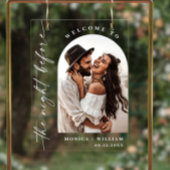 Élégant minimaliste de la répétition de bienvenue