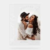 Élégant minimaliste de la répétition de bienvenue (Recto)